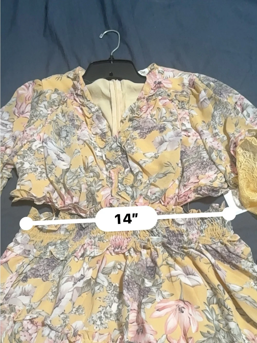 Rosevelvet nwt size